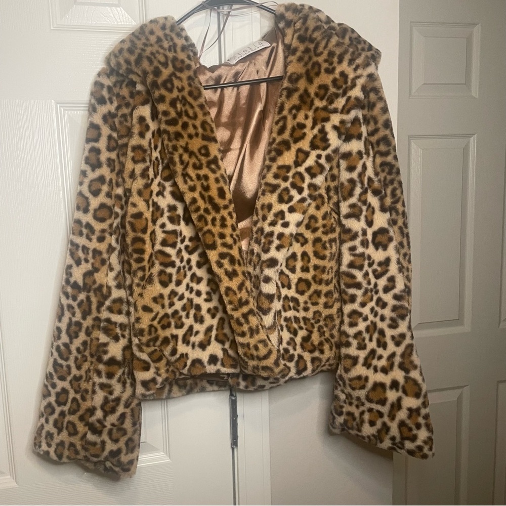 Stella laguna cheetah print jacket